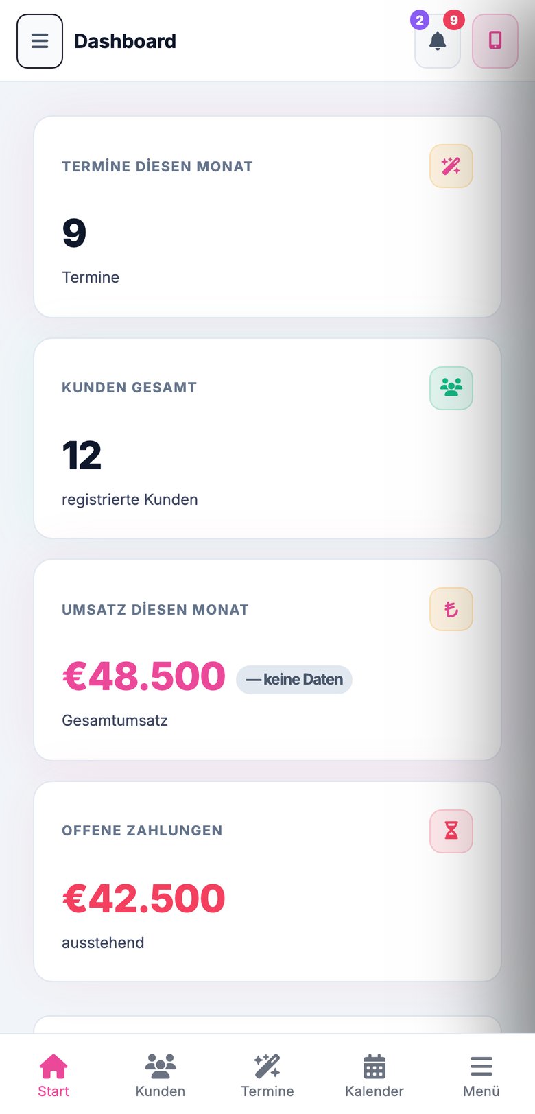 Mobile Ansicht
